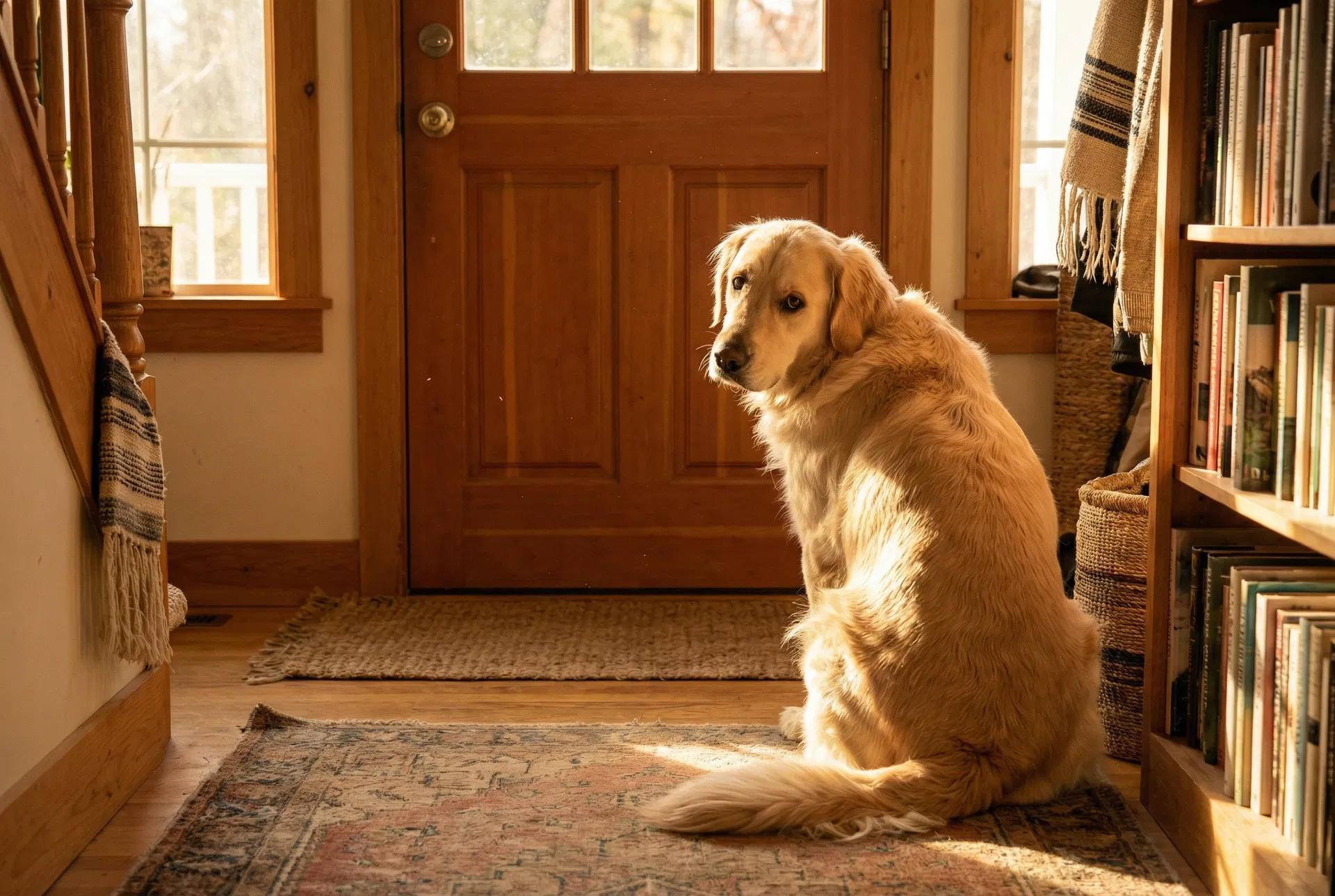 The Golden Retriever Owner's Guide to Separation Anxiety