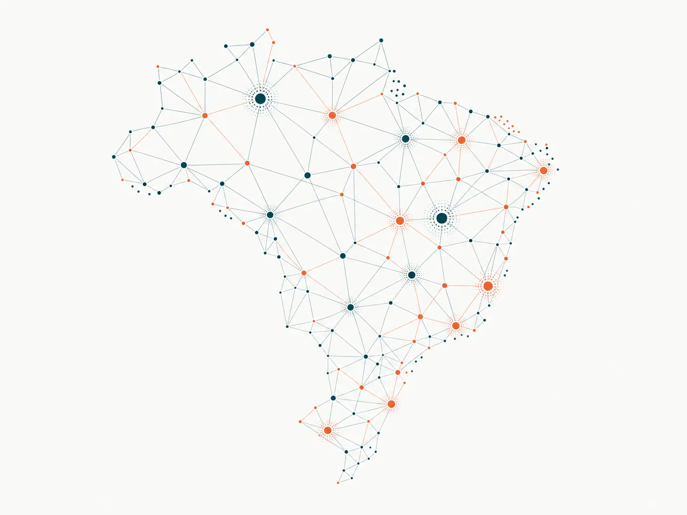 Mapa do Brasil - Rede de credenciados