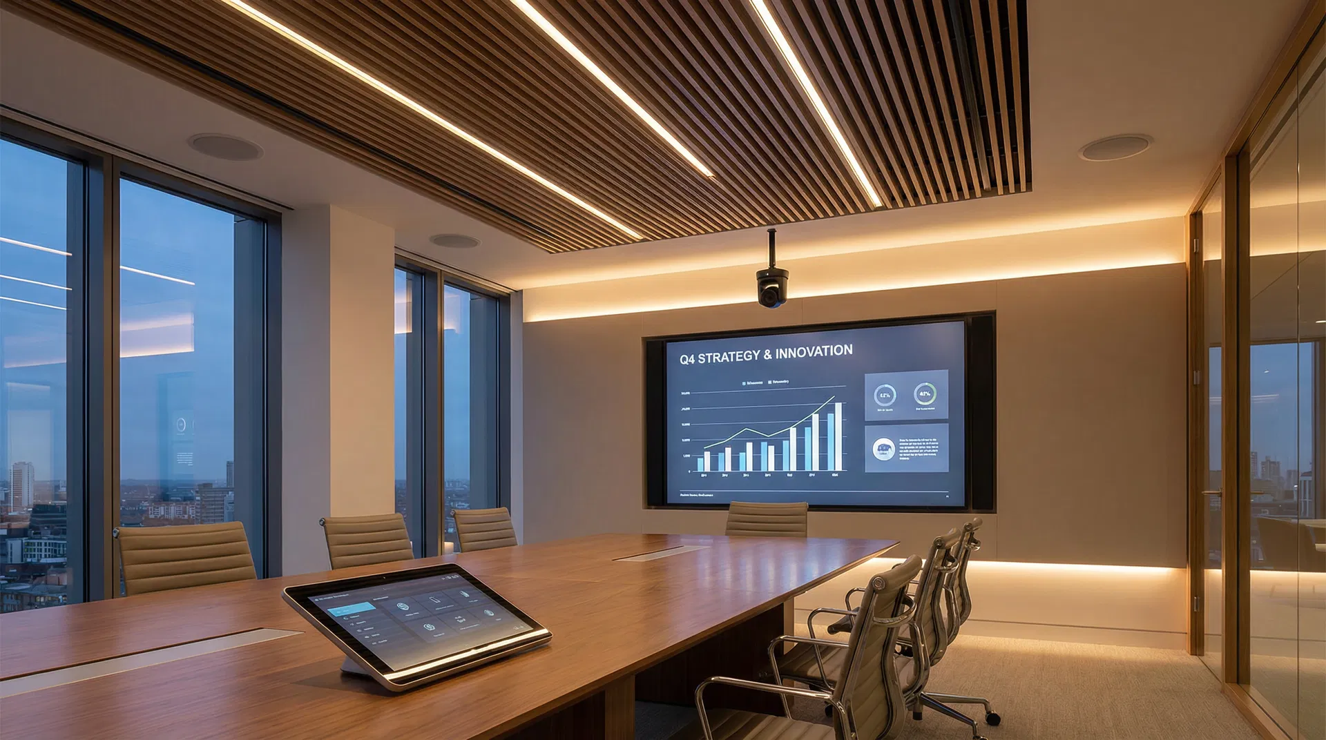 Salas de Reunião Modernas e Ambientes Multipropósito