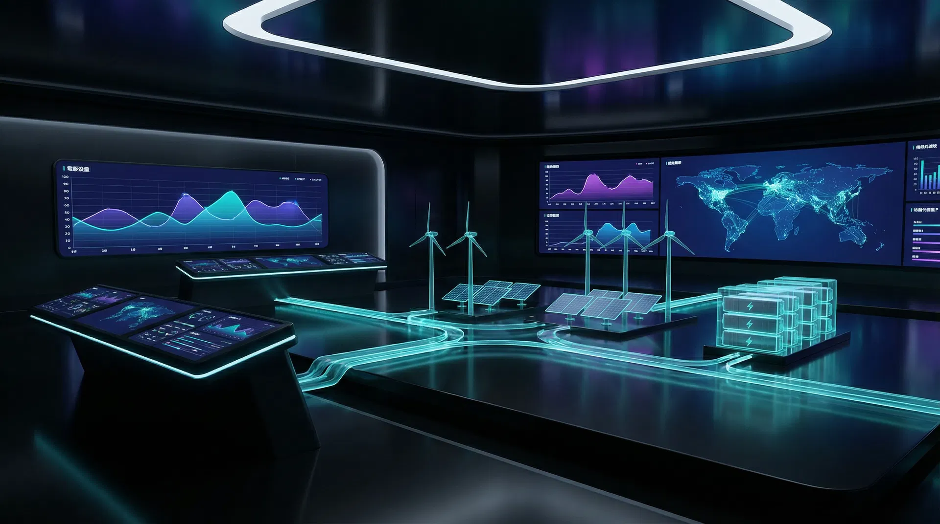 AI-powered energy grid visualization