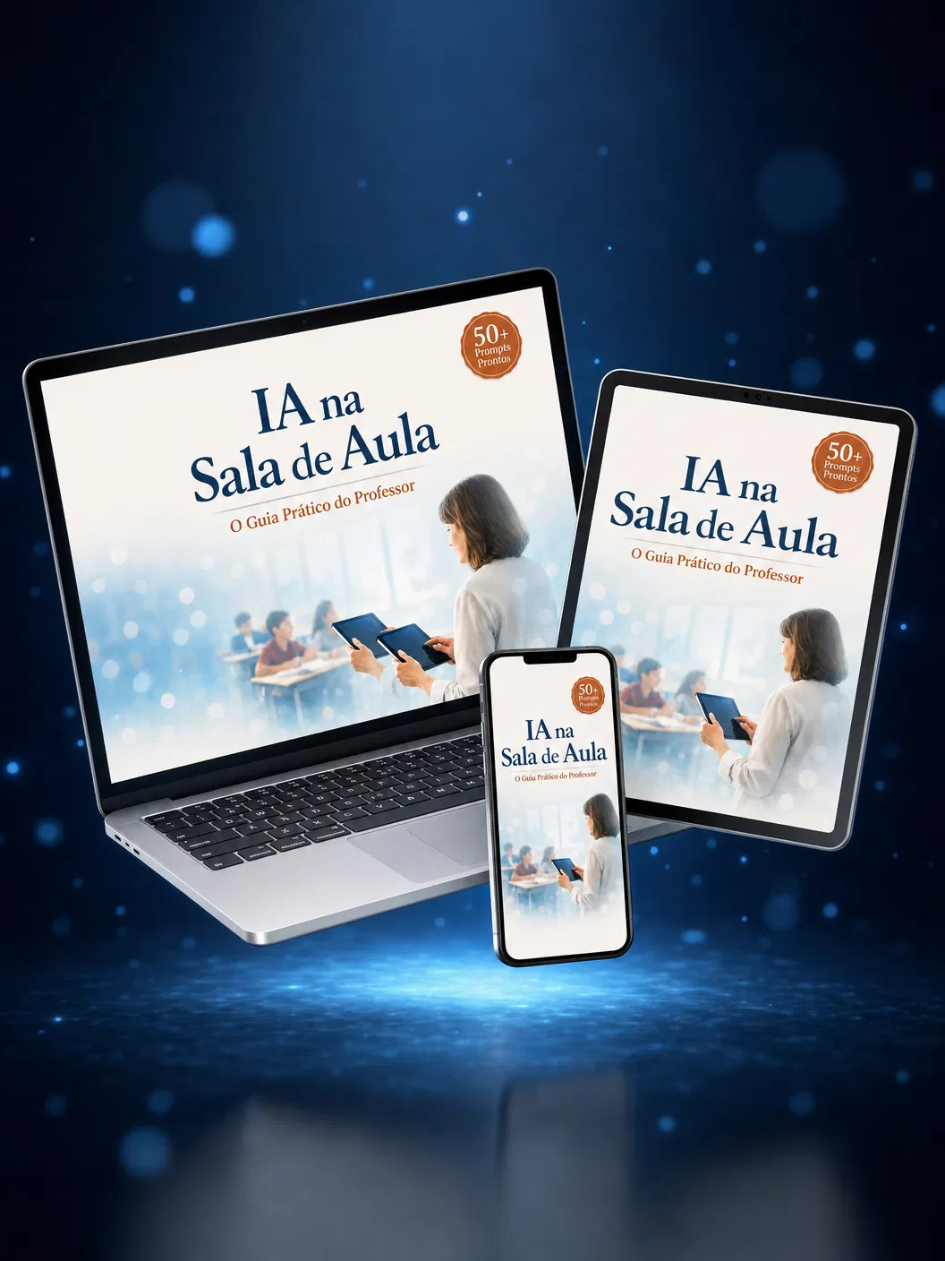 Ebook IA na Sala de Aula - Disponível em notebook, tablet e celular