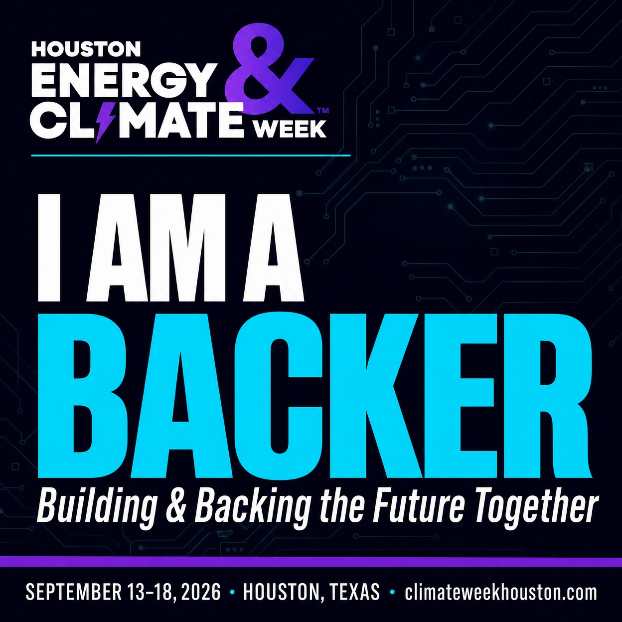 I Am A Backer — HECW 2026