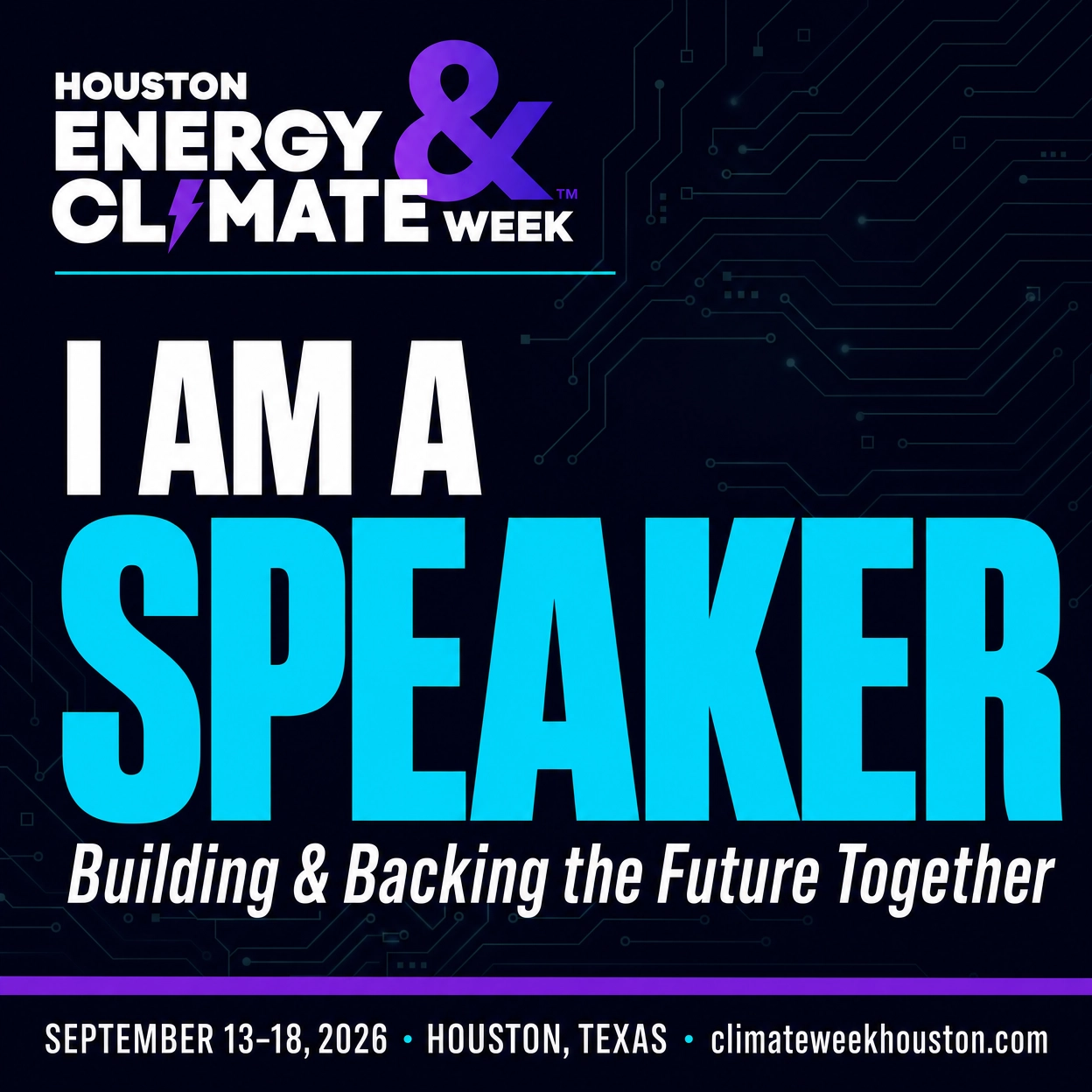 I Am A Speaker — HECW 2026