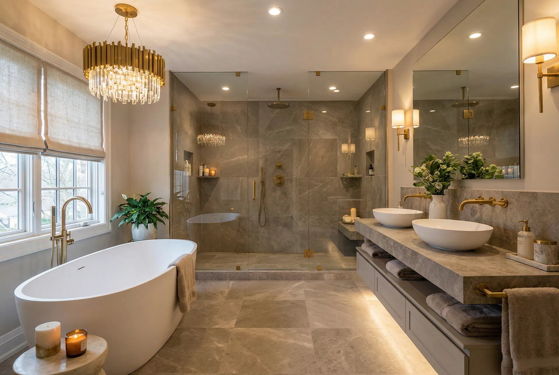 Luxury bathroom renovation