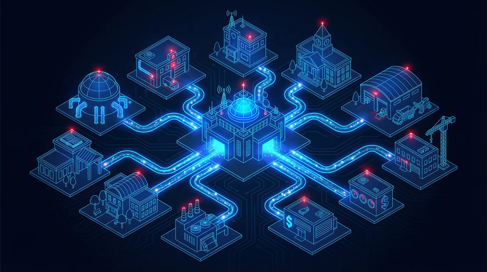 12 municipal departments connected through Raybern OI