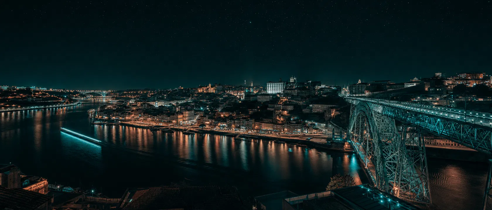 Porto at night