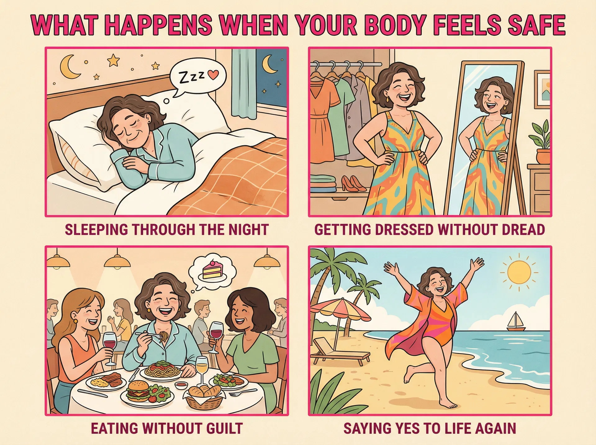 What happens when your gut finally feels safe โ eating without fear, living without bloat