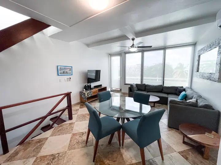 Renovated 205 m² Penthouse with Private Rooftop Steps from 5th Avenue – Playa del Carmen