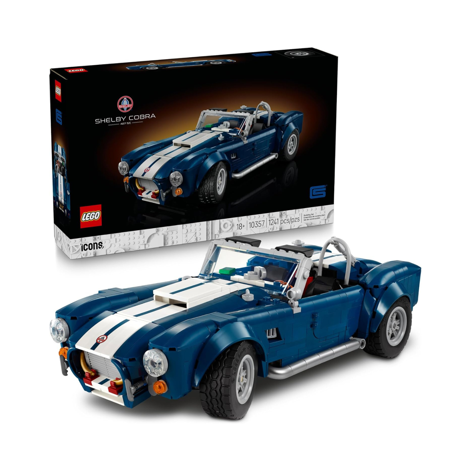 LEGO Icons Shelby Cobra 427 S/C Car Building Set