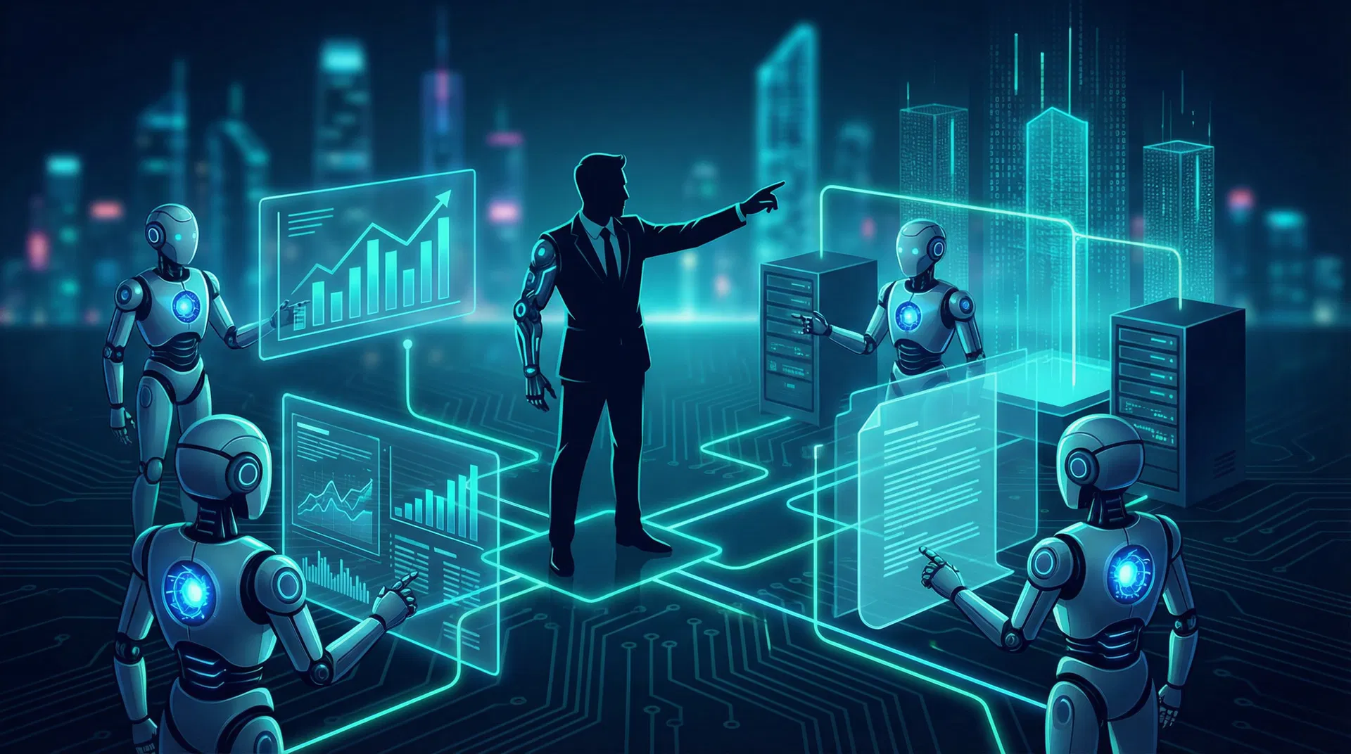 AIエージェント導入メリットのイメージ