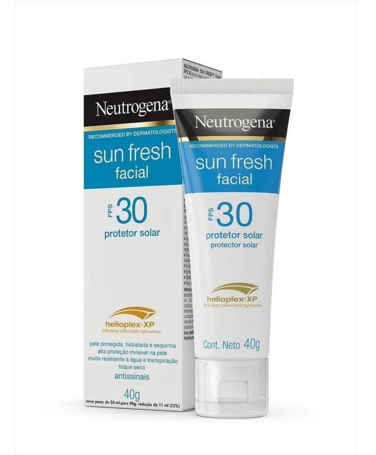 Protetor Solar Neutrogena Sun Fresh Facial Fps 30 40g