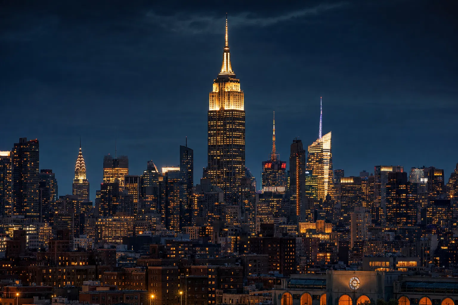 New York City at night