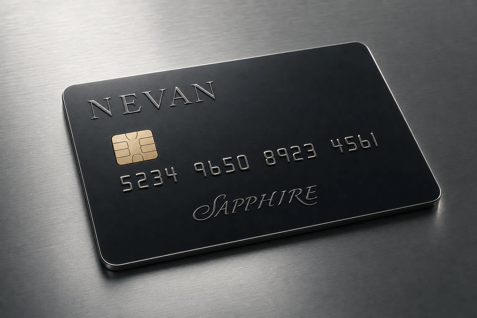 The Sapphire Metal Card
