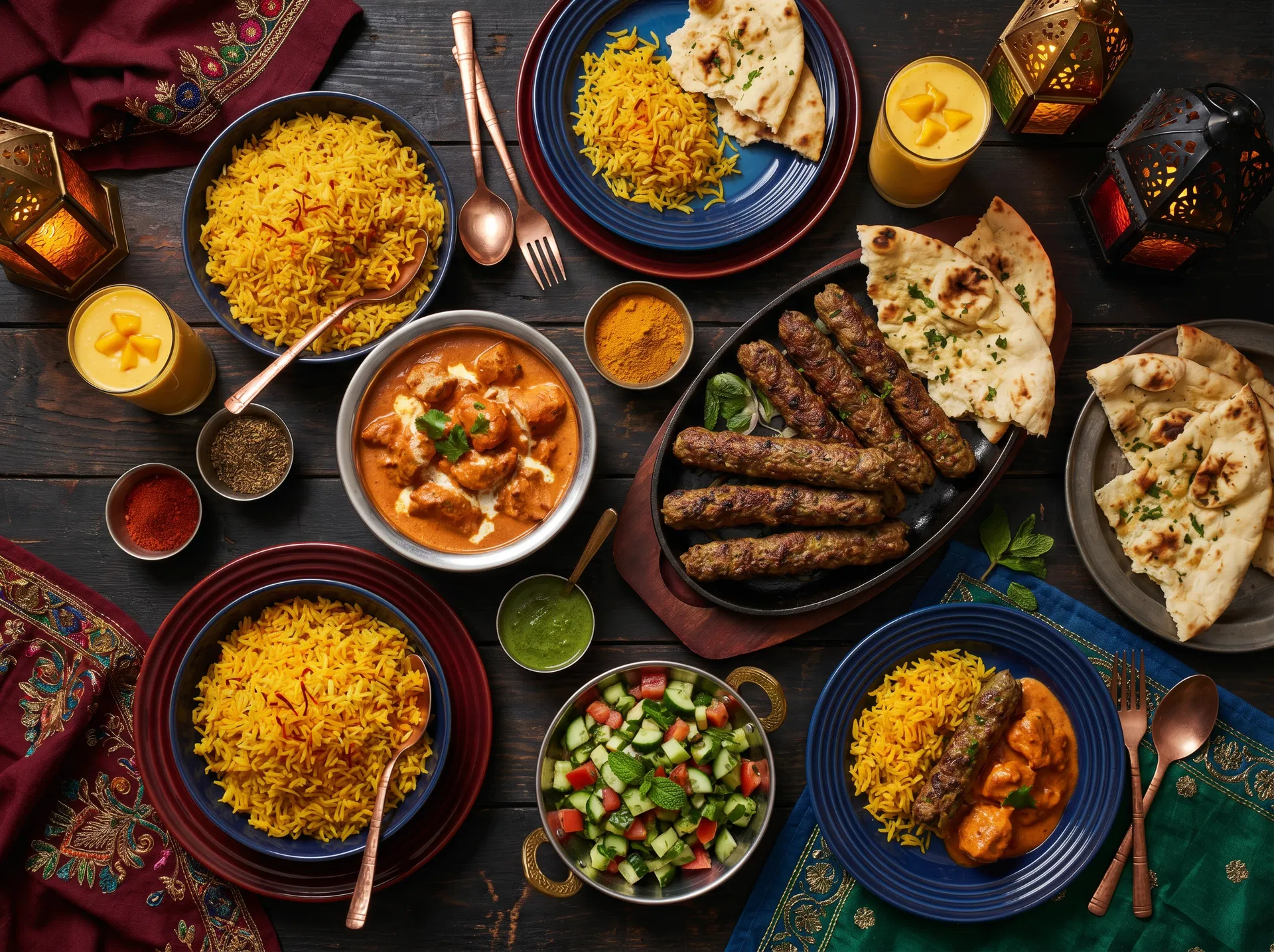 Aladdin Kebab Grill feast