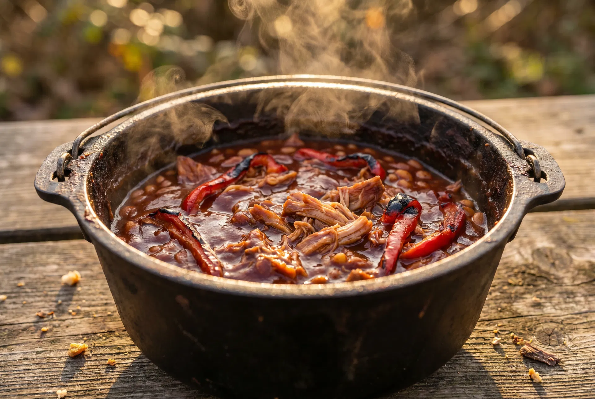 Pulled Pork Baked Beans
