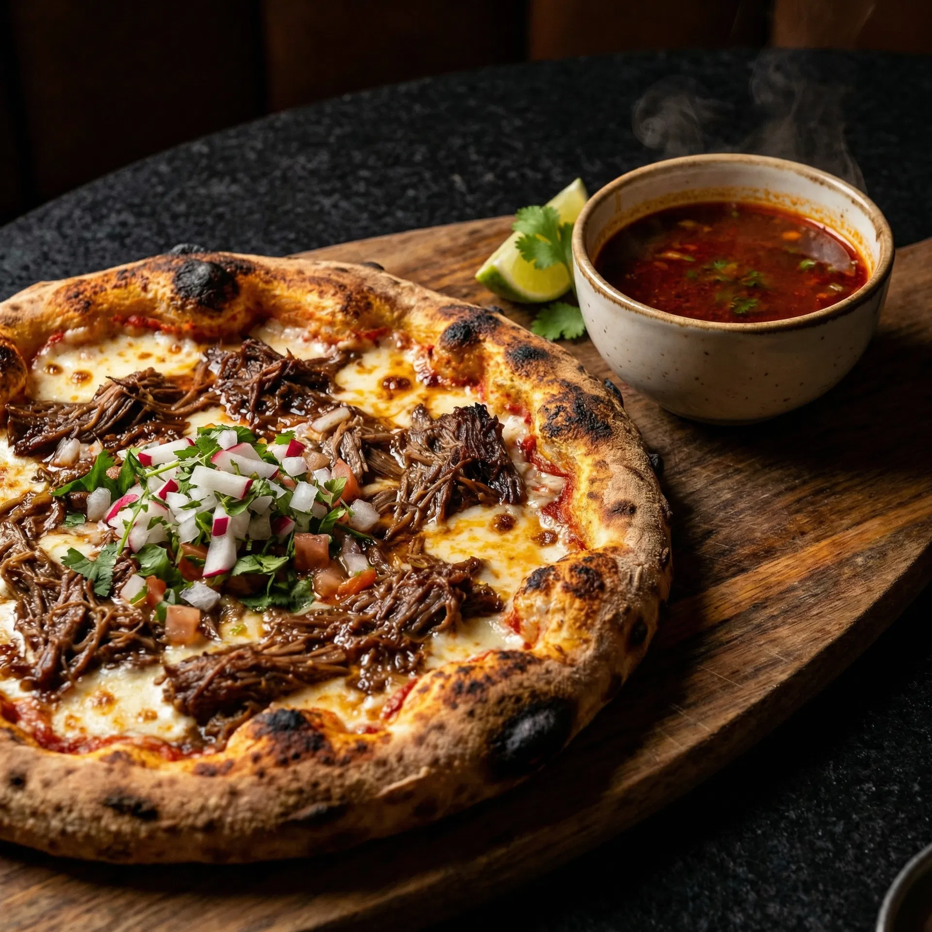 Birria Pizza