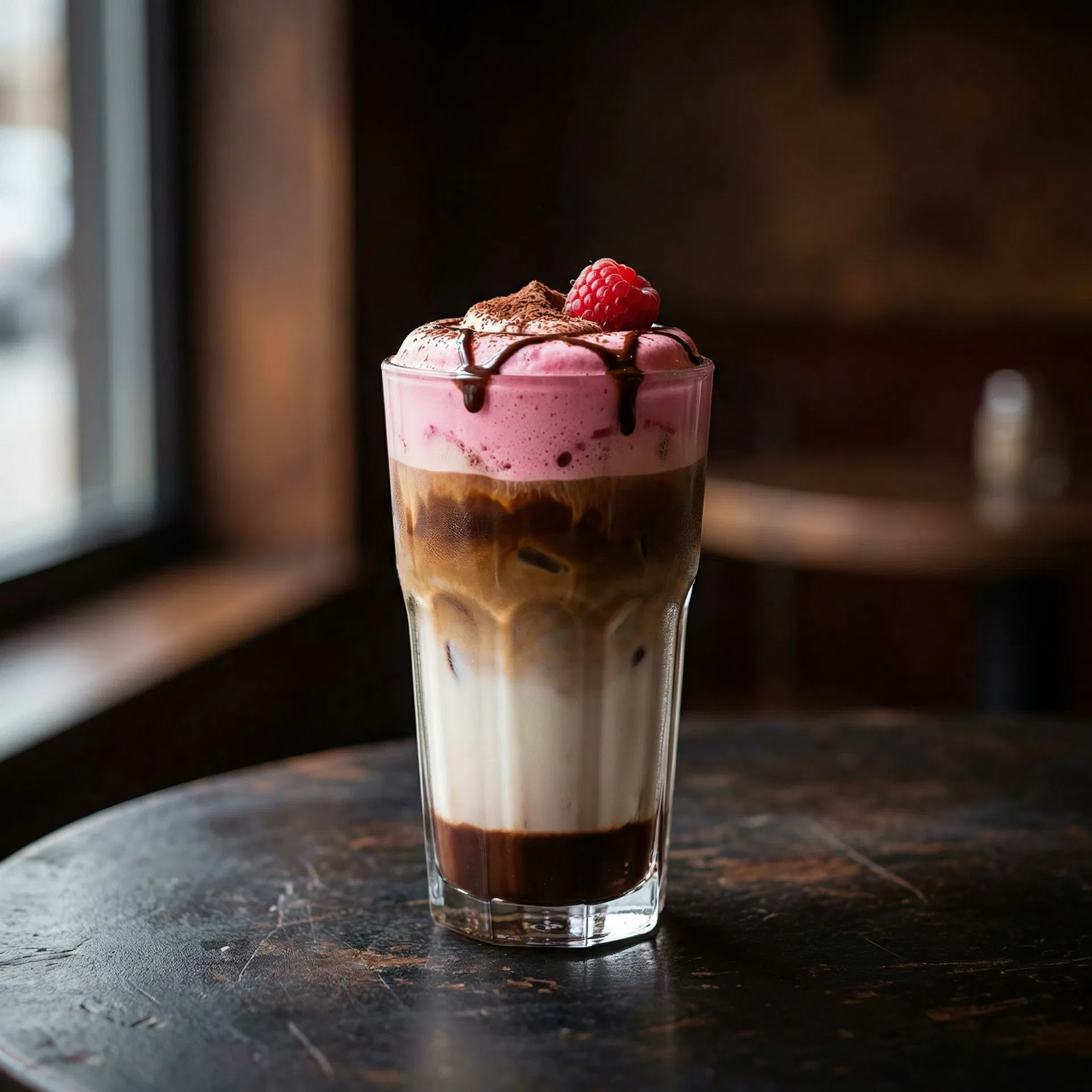 Raspberry Mocha Latte