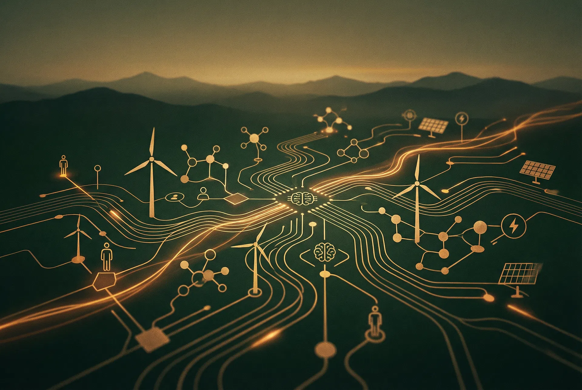AI-powered talent matching visualization
