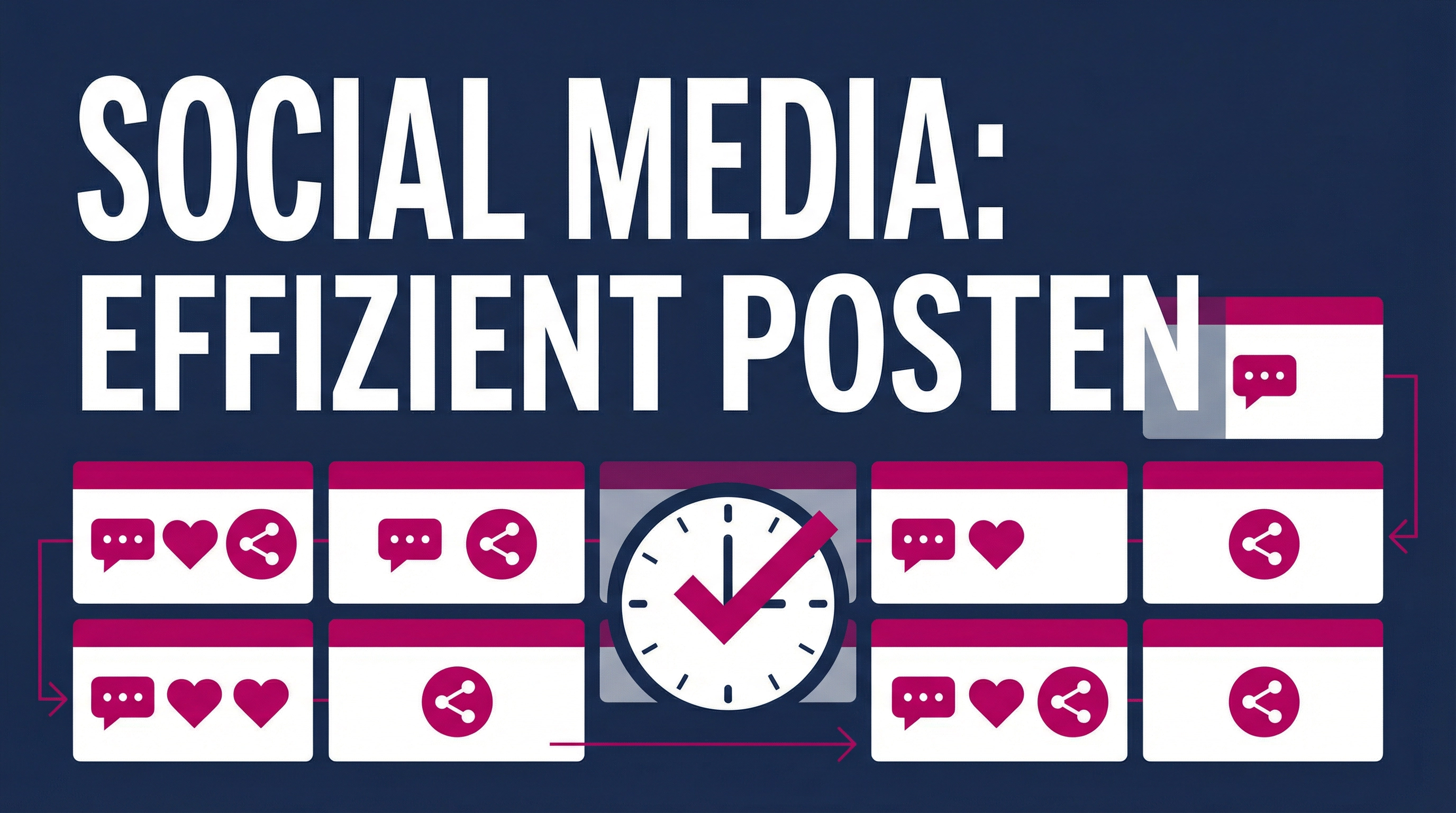Social Media ohne Zeitfalle: So posten Sie effizienter