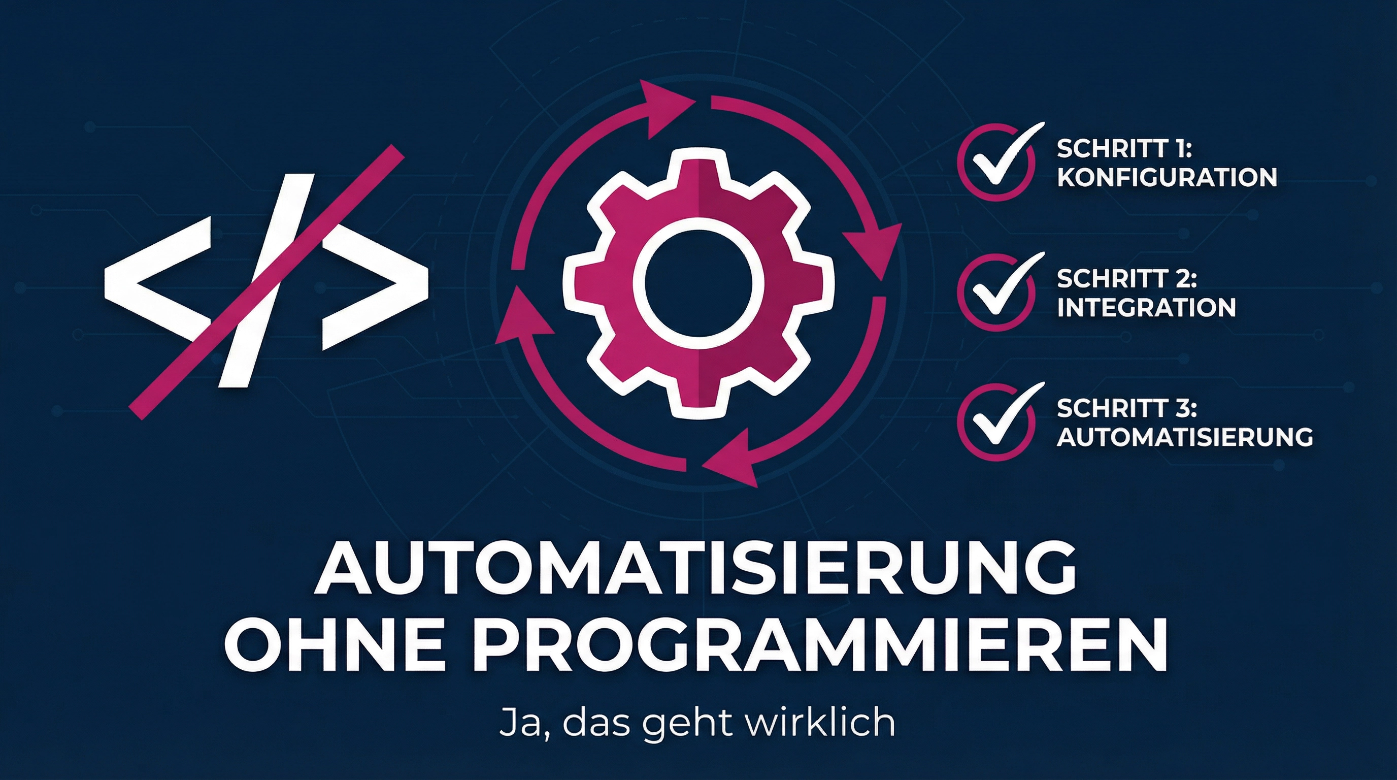 Automatisierung ohne Programmierkenntnisse: Ja, das geht