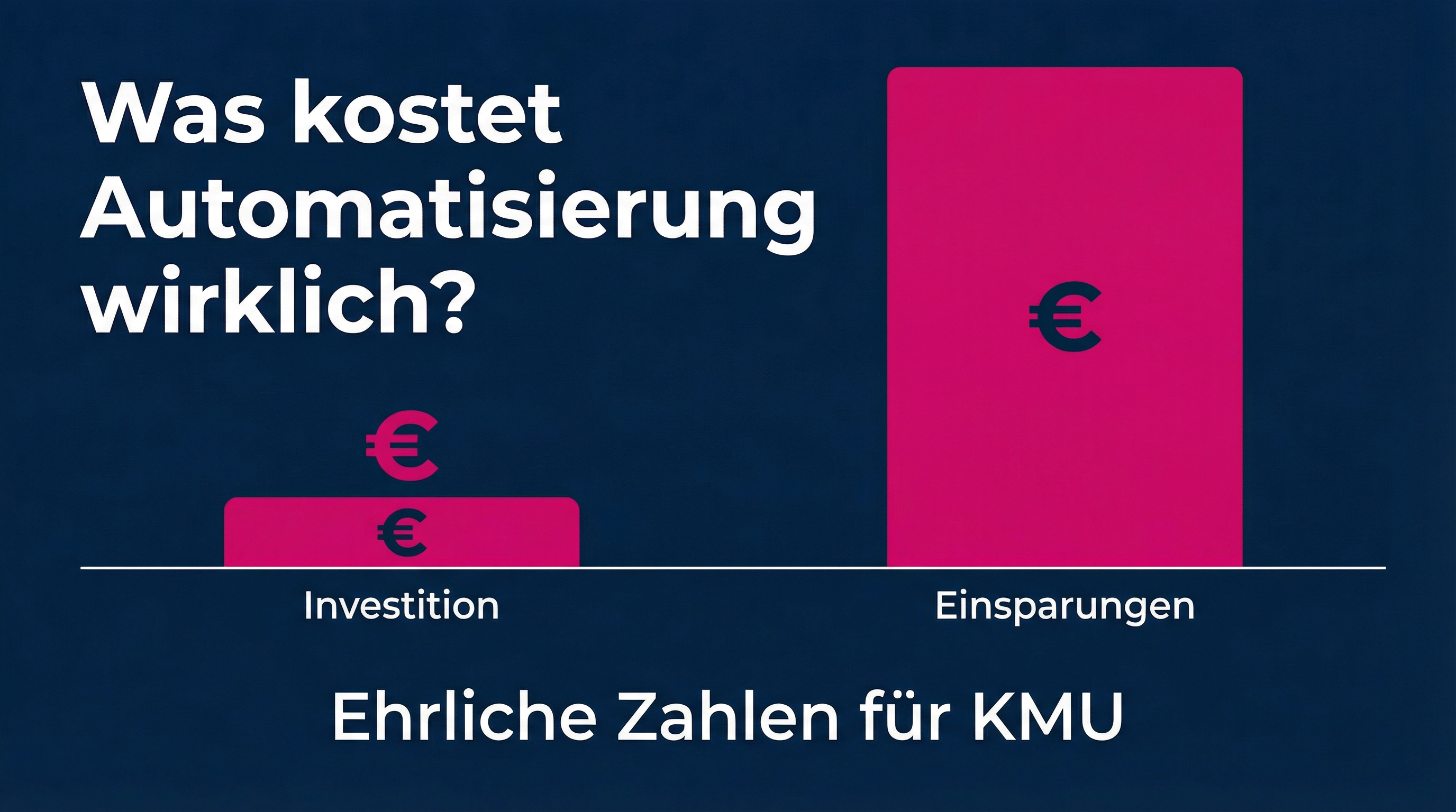 Was kostet Automatisierung wirklich? Ehrliche Zahlen für KMU