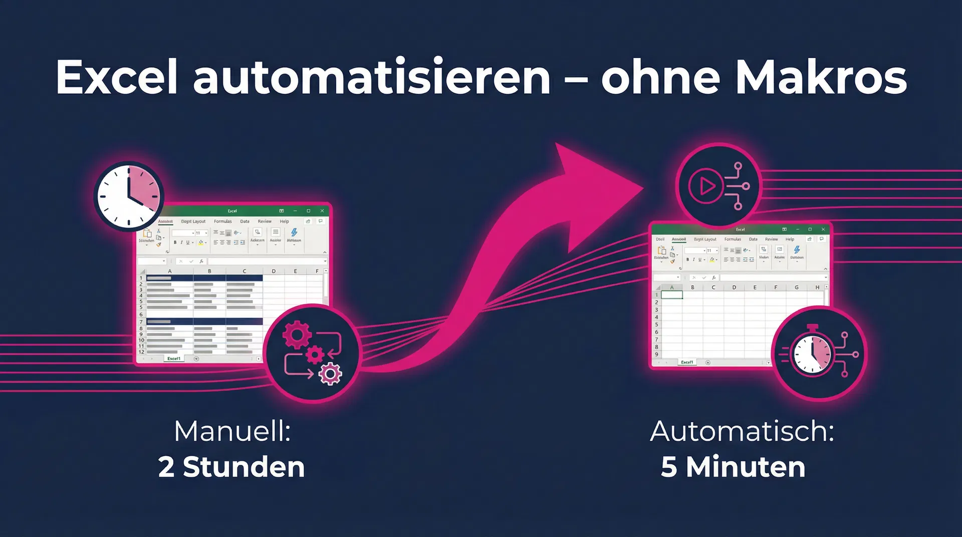 Excel automatisieren ohne Makros: 5 Tricks, die jeder kann