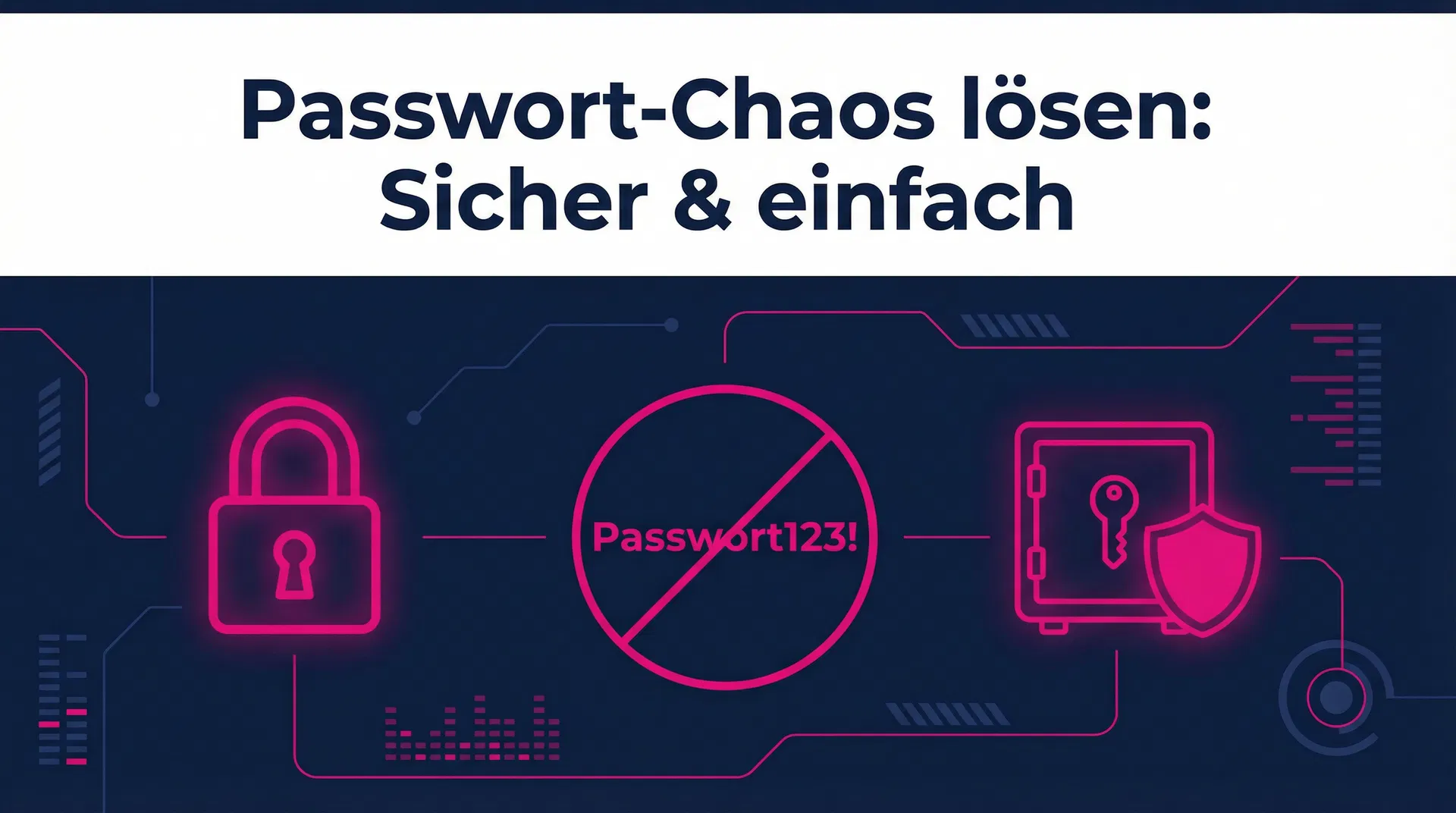Passwort-Chaos lösen: Warum 'Passwort123!' keine Strategie ist