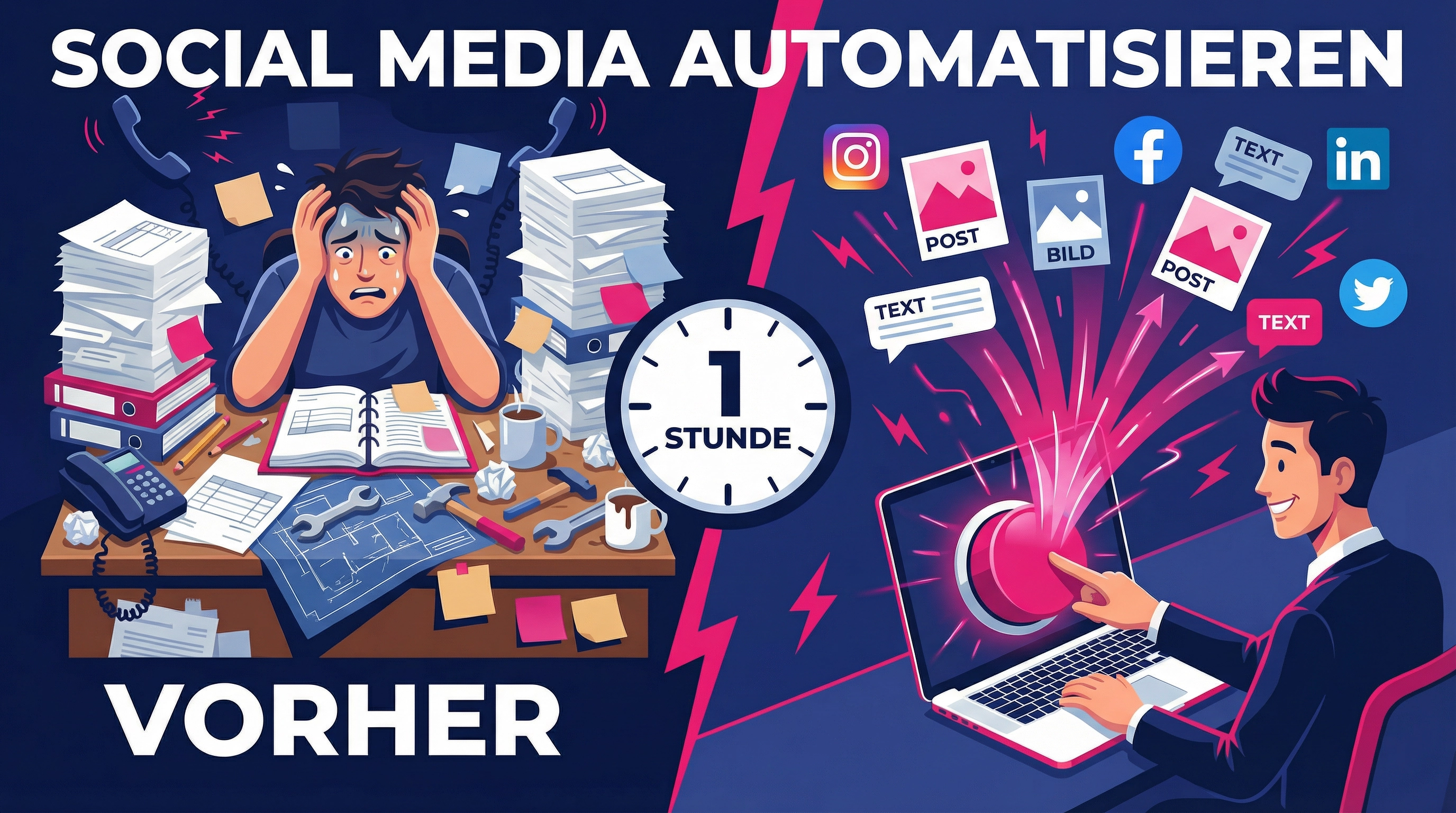 Social Media in 60 Minuten: So bleibt dir mehr Zeit für