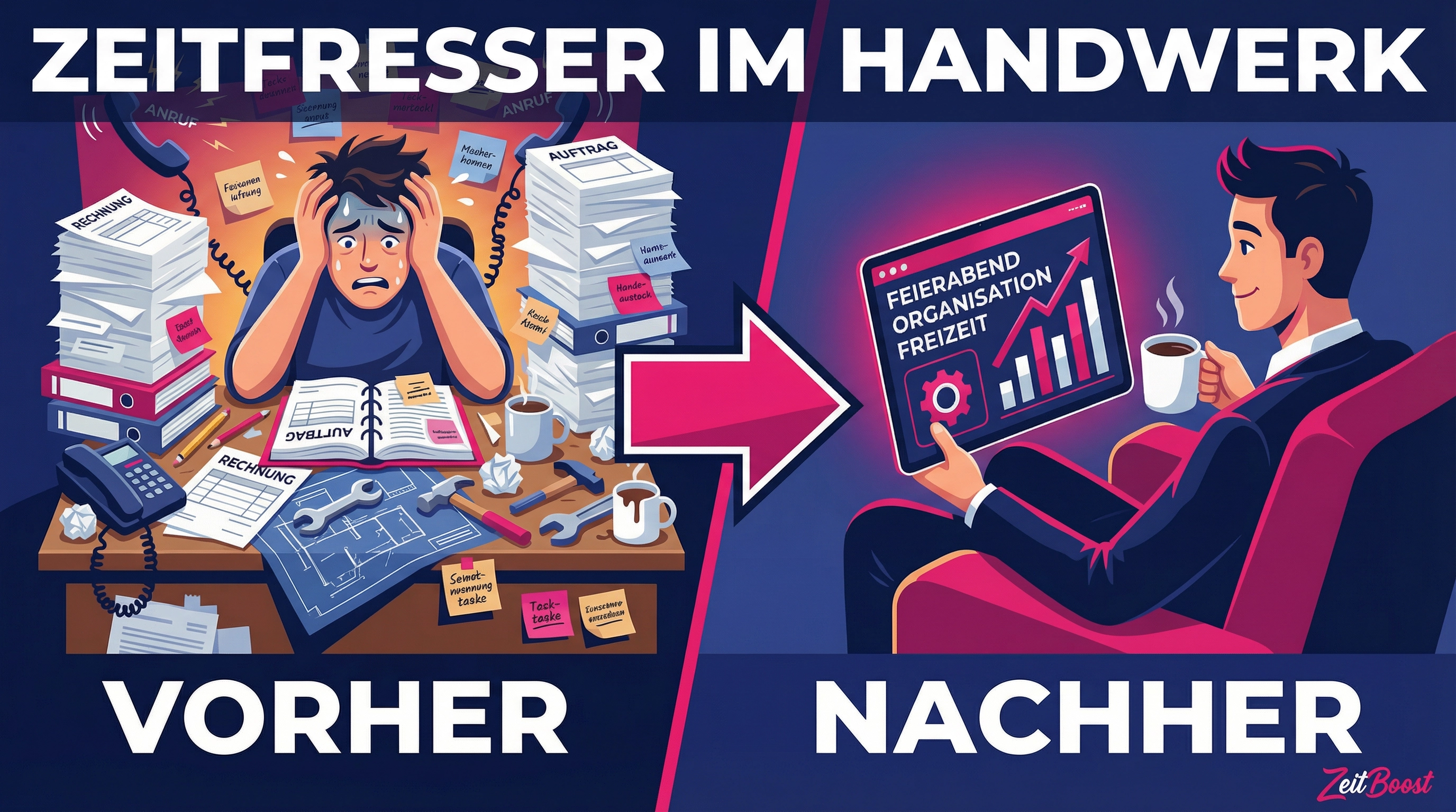 Handwerk 4.0: Wie du 10 Stunden pro Woche gewinnst