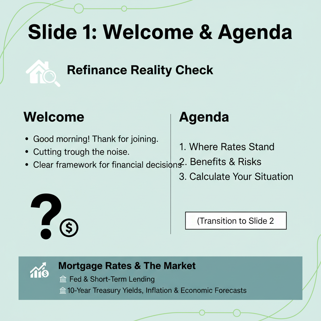 Slide 1: Welcome & Agenda