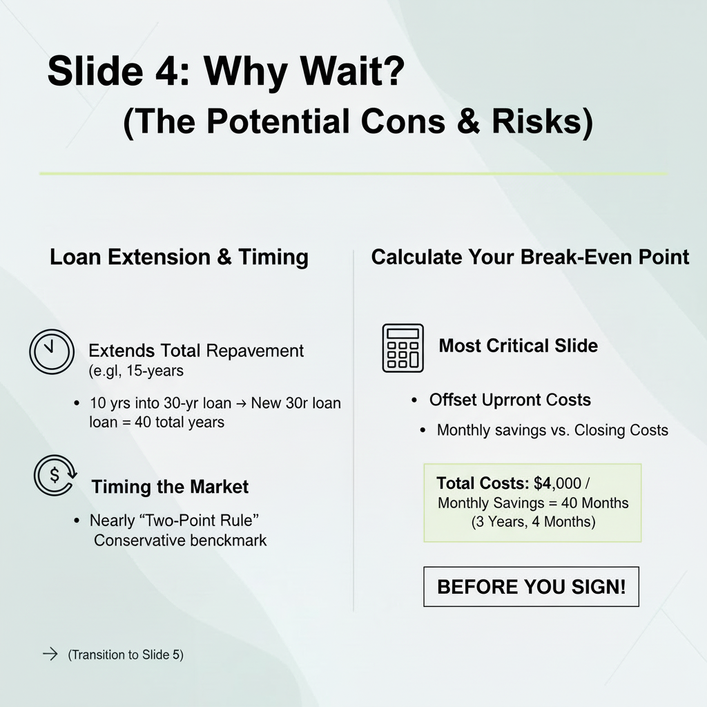 Slide 4: Why Wait? (The Potential Cons & Risks)
