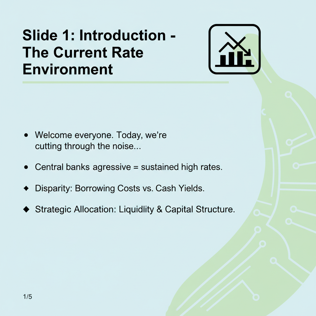 Slide 1: Introduction - The Current Rate Environment