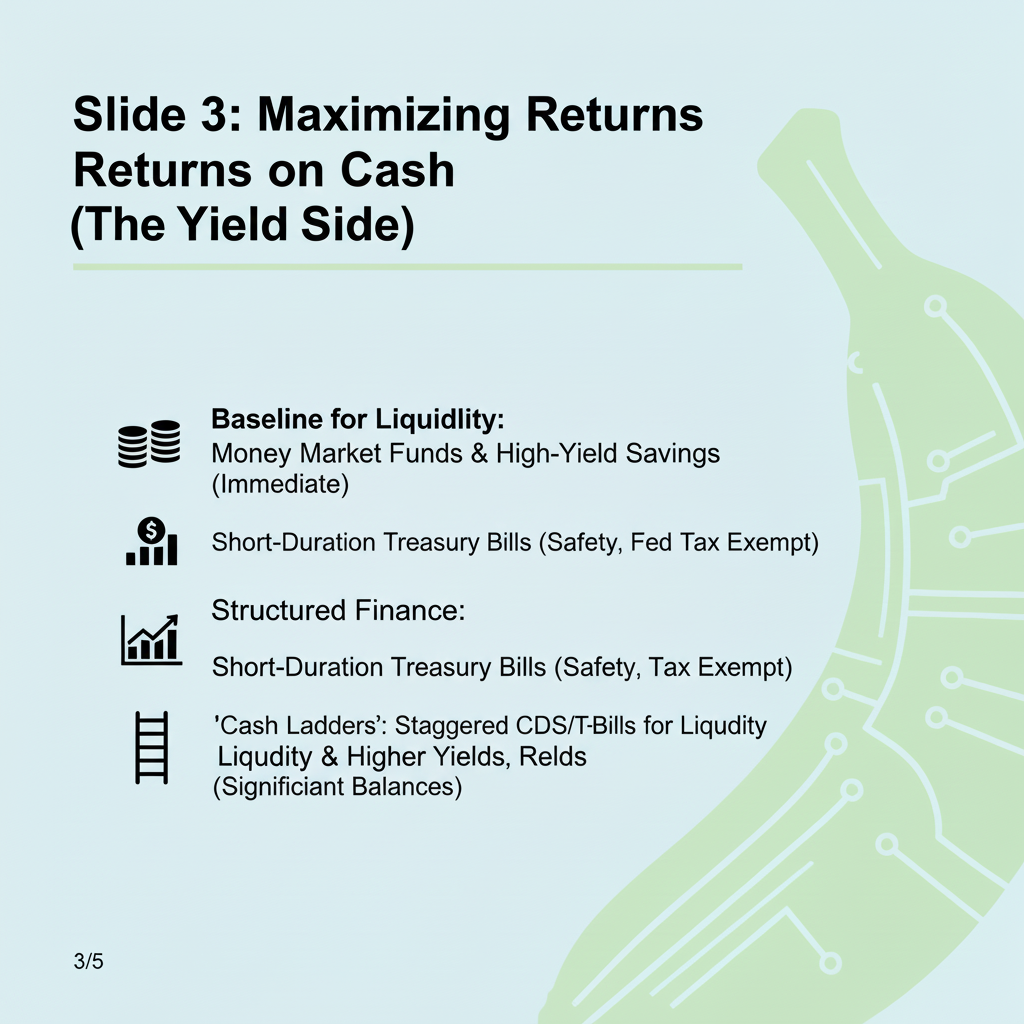 Slide 3: Maximizing Returns on Cash (The Yield Side)