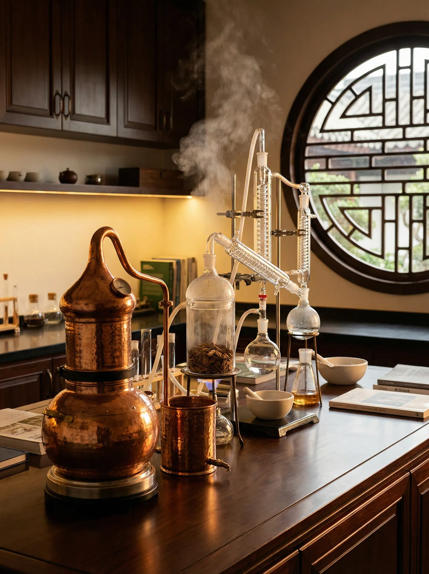沉香蒸餾實驗室 - 傳統工藝與現代科研的結合