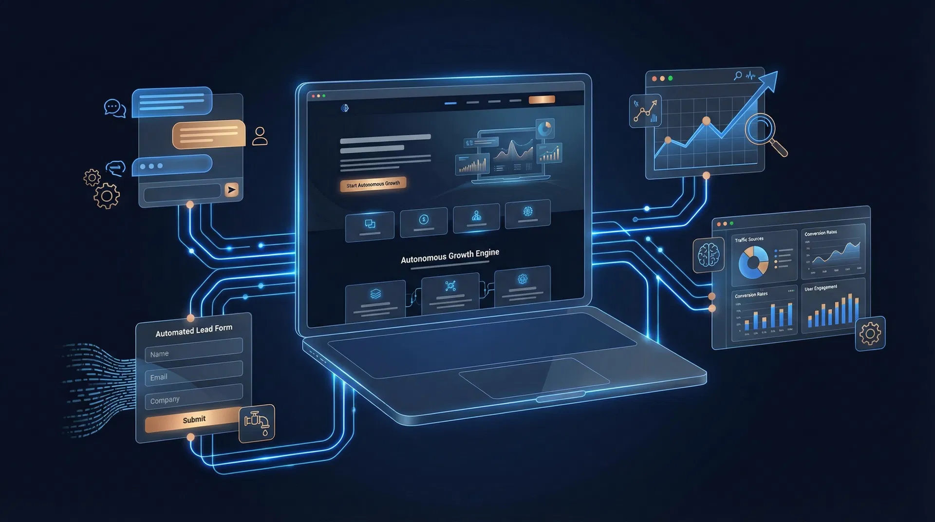 Smart Webdesign Konzept