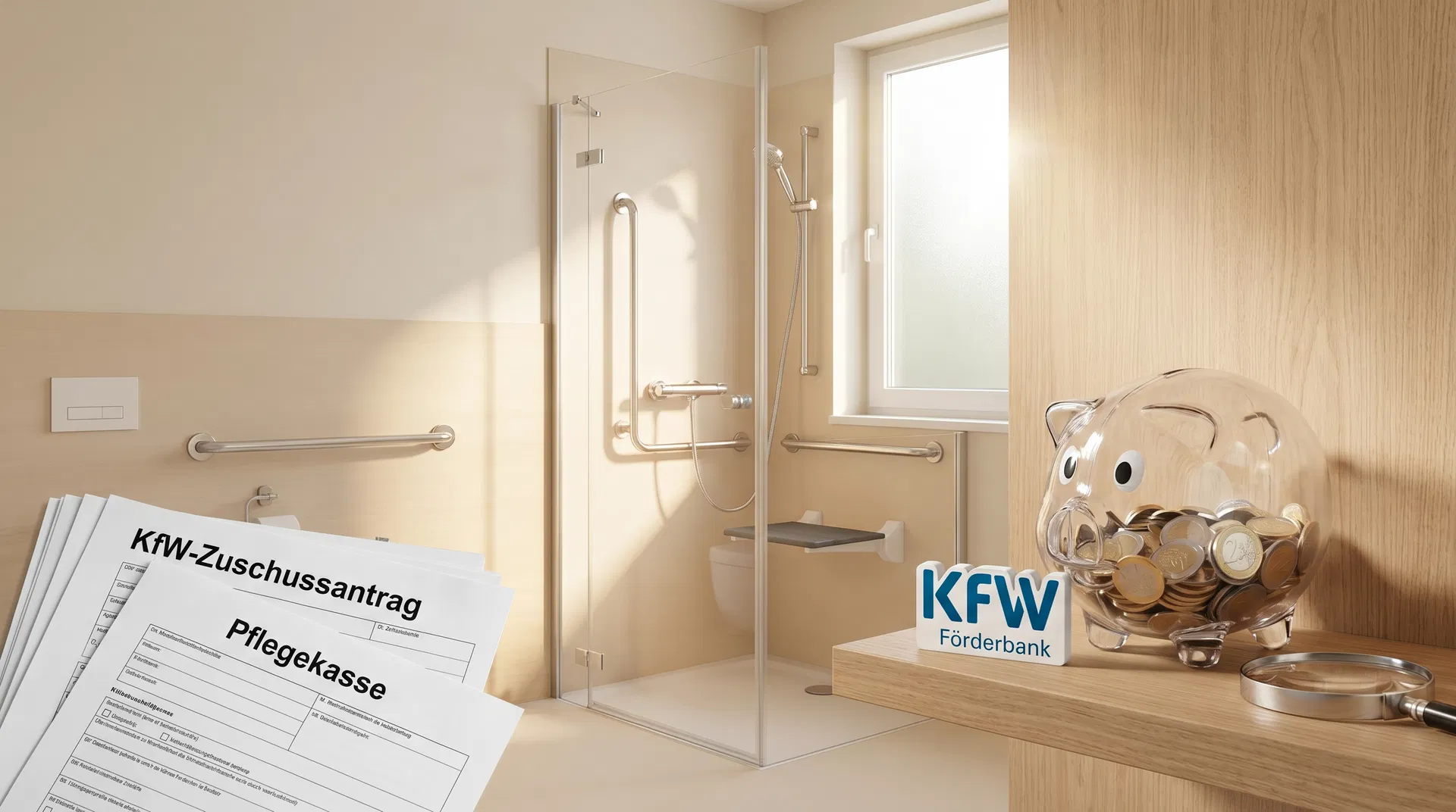 Badsanierung Förderung 2026 - Alle Zuschüsse & Programme im Überblick