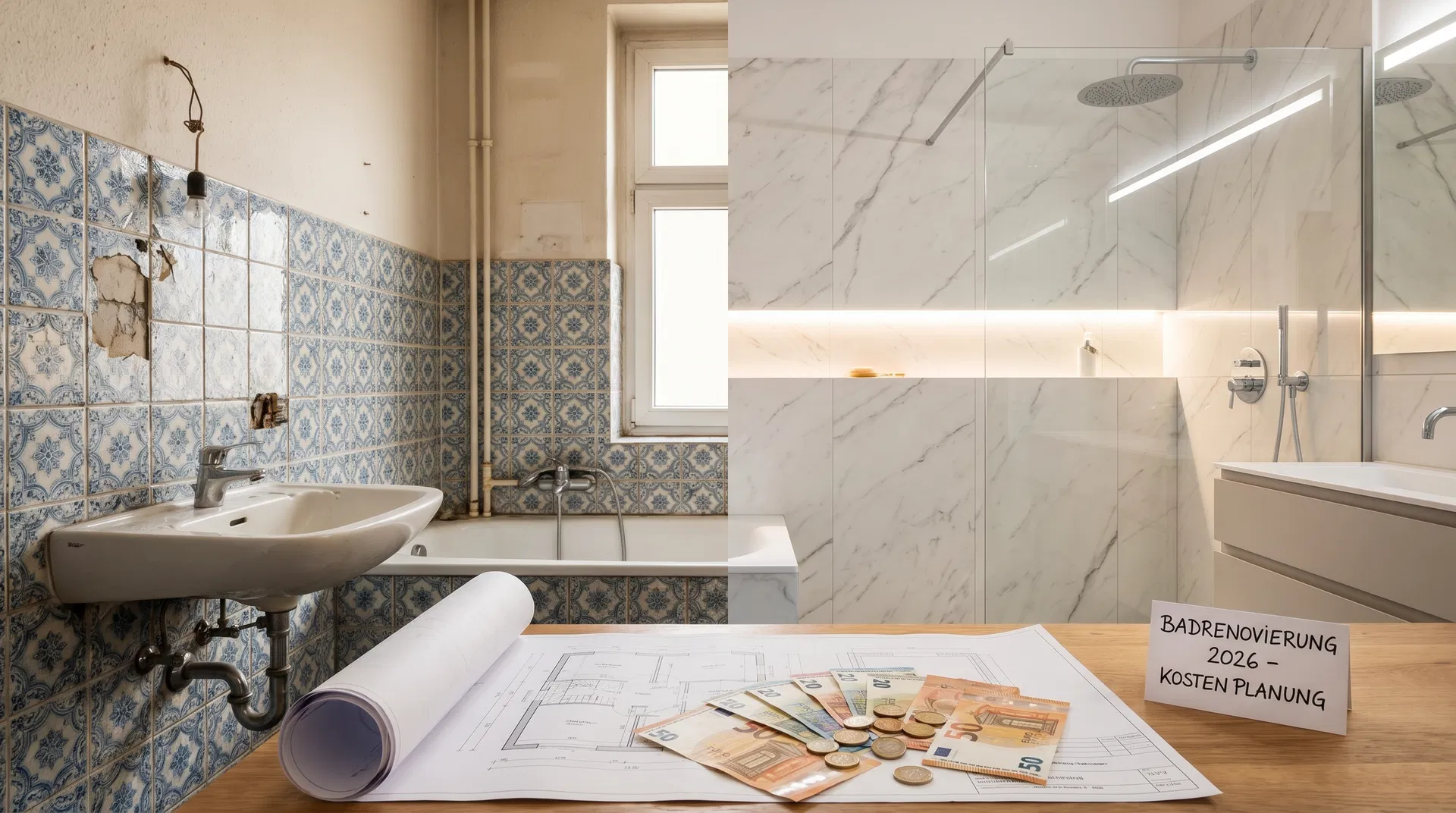 Badsanierung Kosten 2026 - Der komplette Preisguide für Hamburg