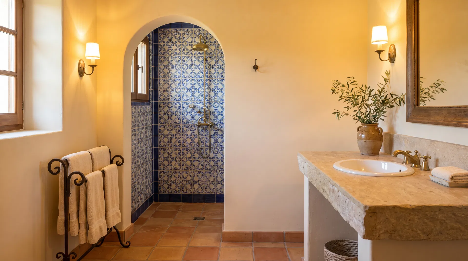 Mediterranes Badezimmer Hamburg – Urlaubsfeeling Zuhause