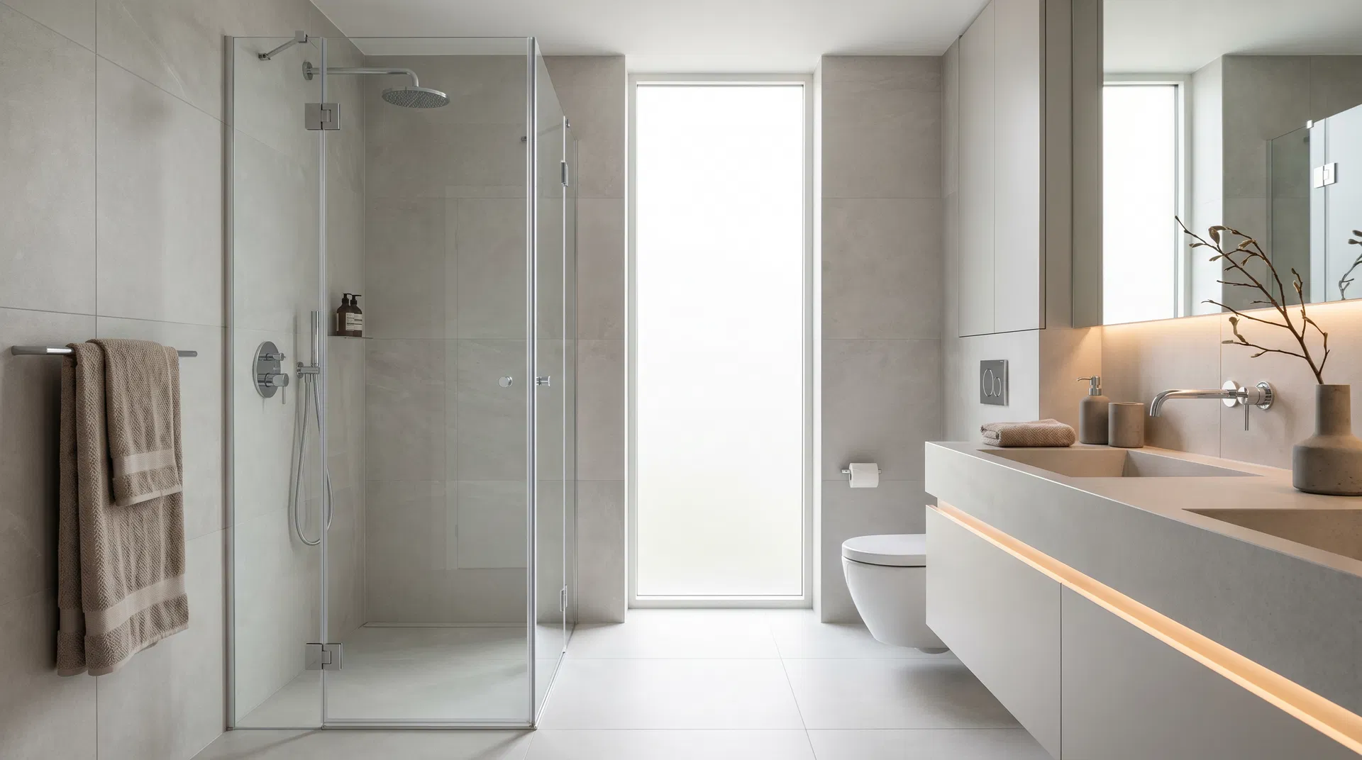 Modernes Badezimmer Hamburg – Klare Linien & zeitloses Design