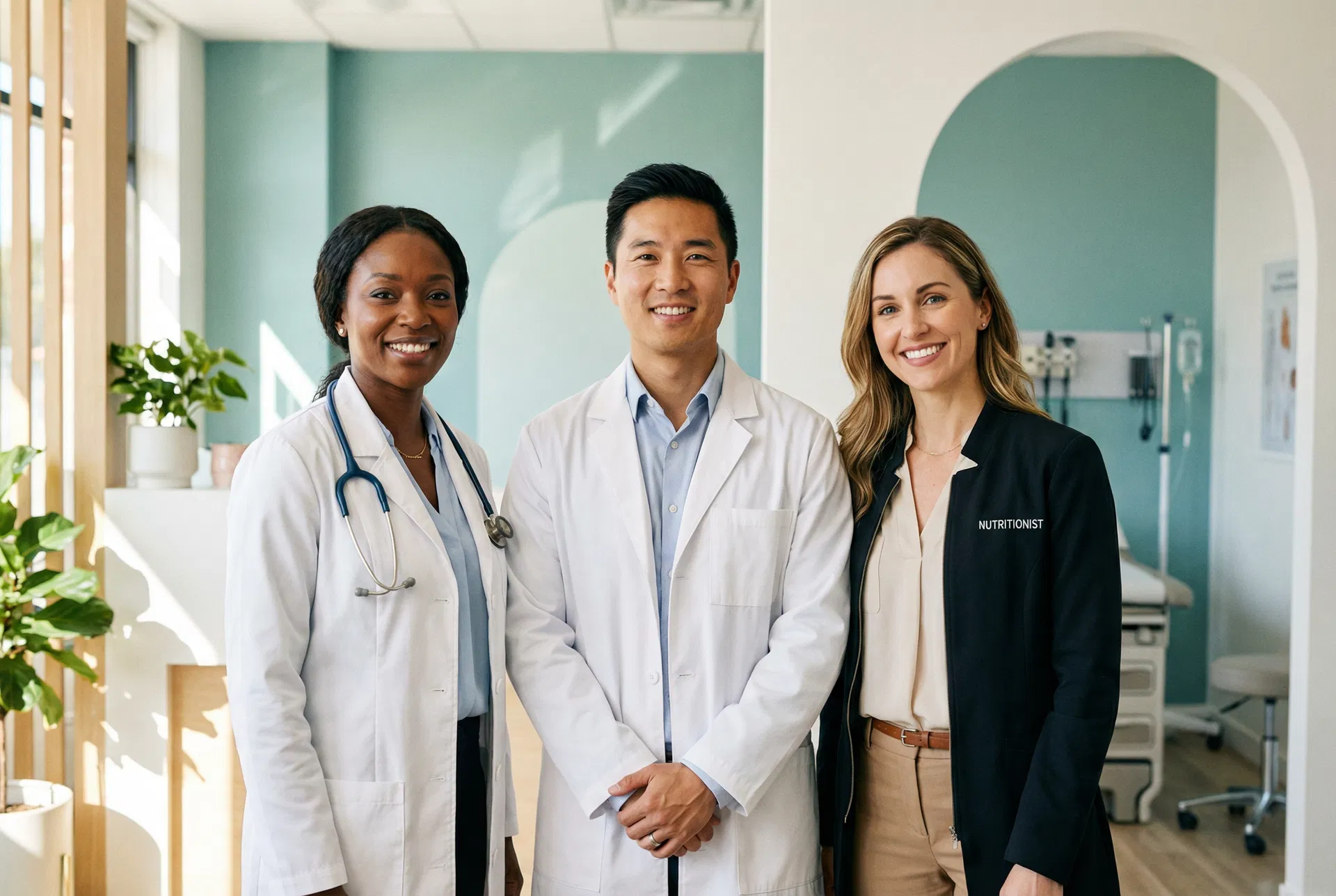 Our team of healthcare professionals — doctors, pharmacists, and nutritionists