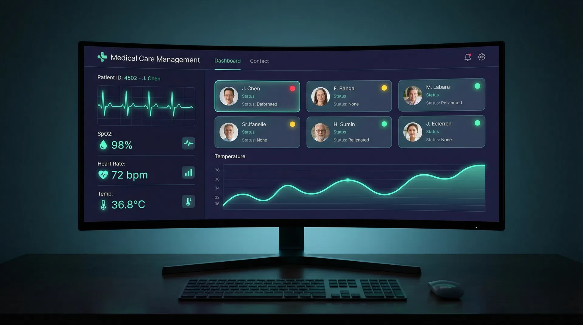 Perin Health Provider Portal Dashboard