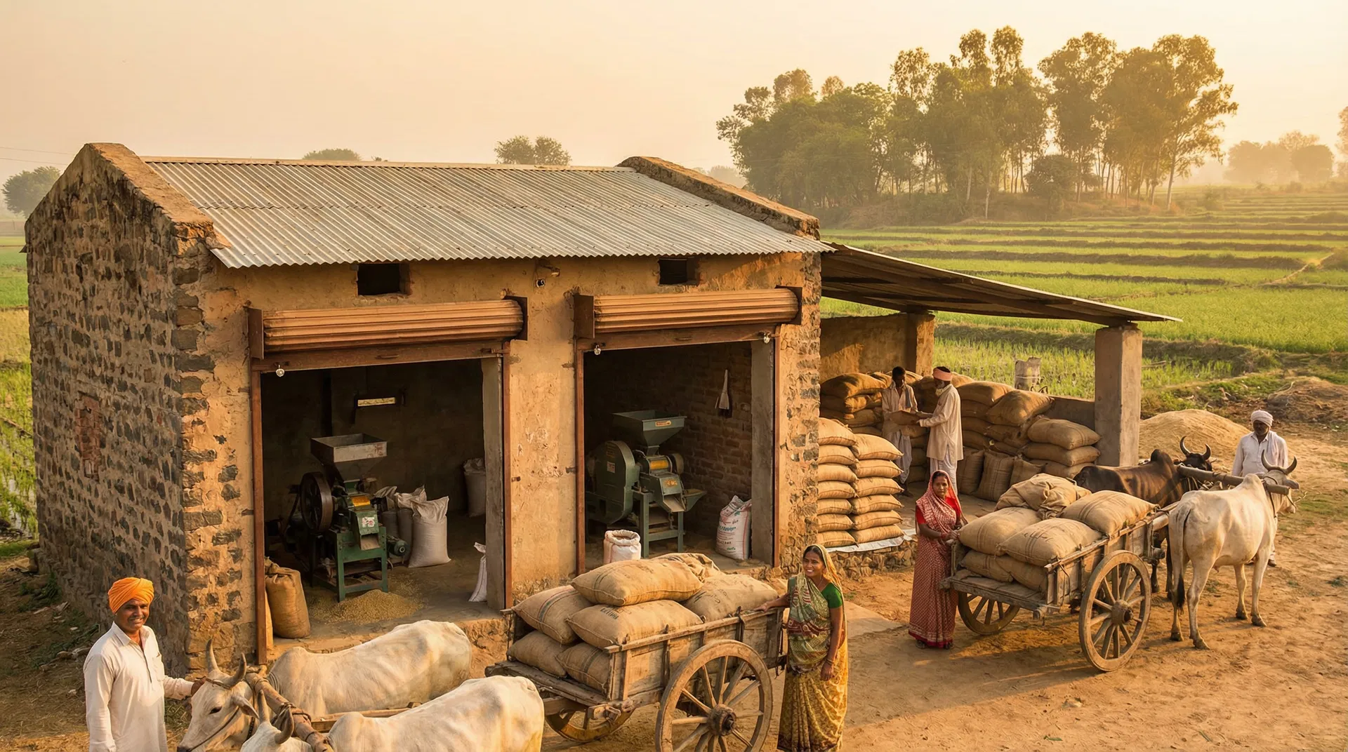Village agro-processing center
