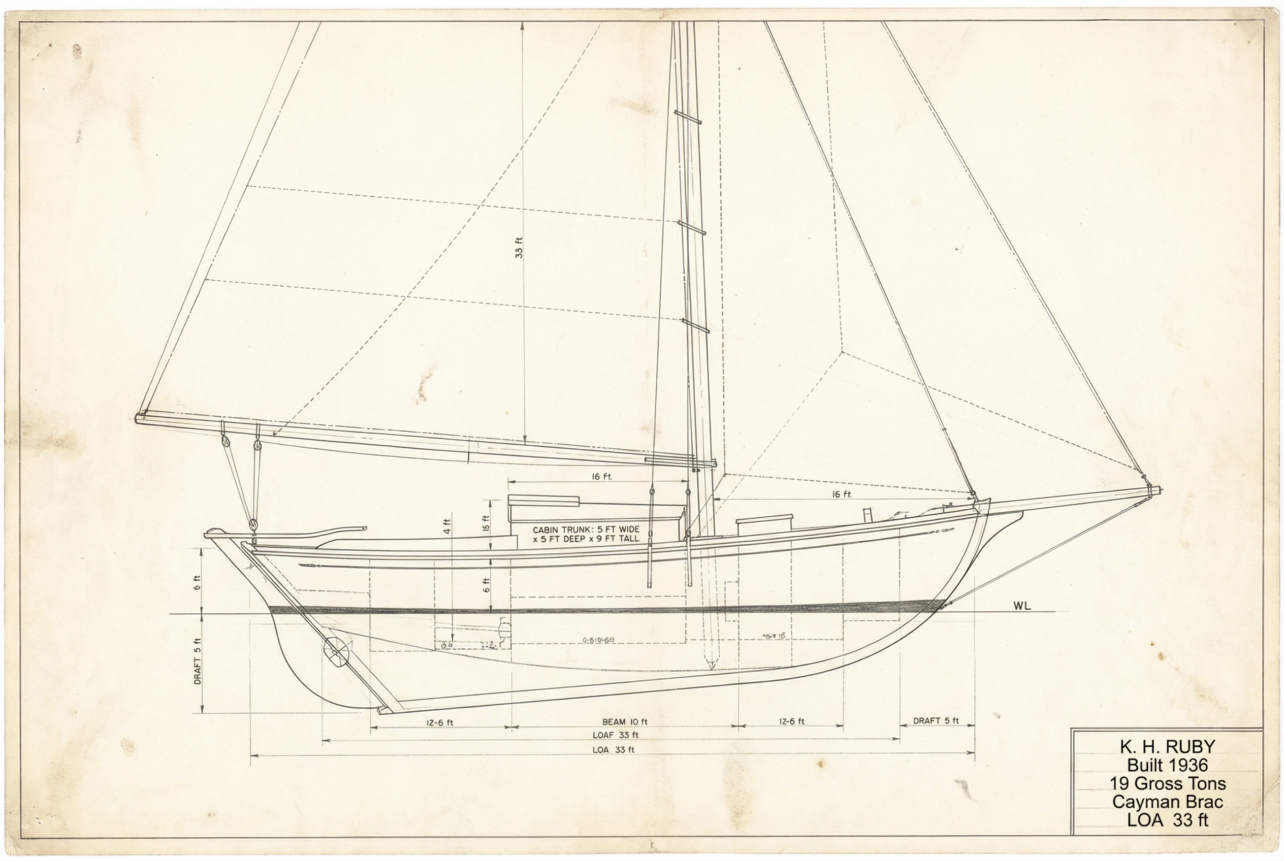 Builder's plan — K. H. Ruby