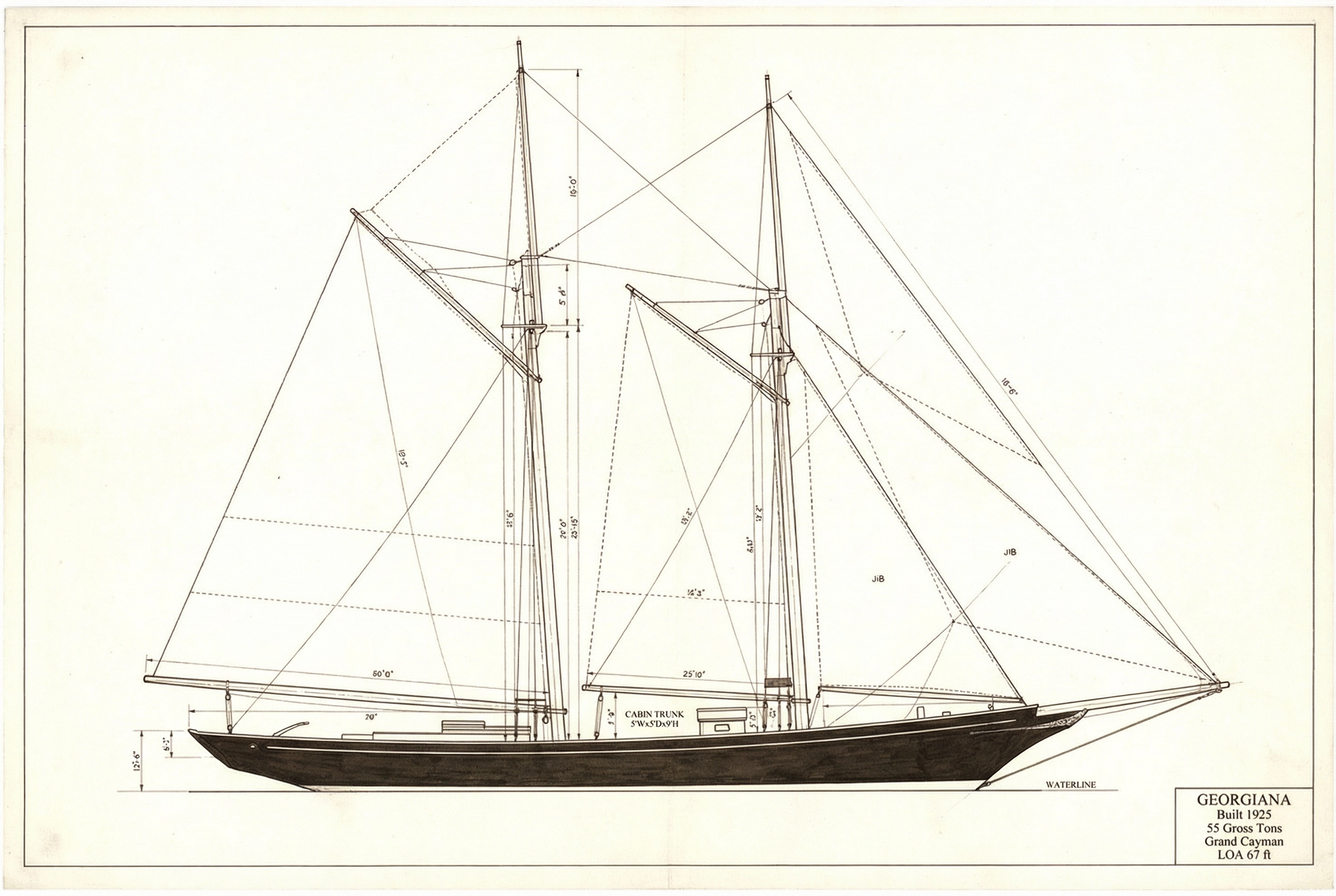 Builder's plan — Georgiana