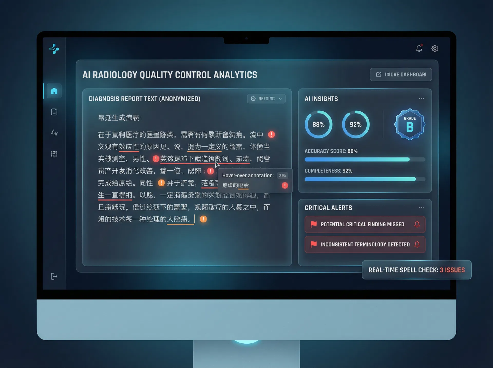 报告质量评价AI界面