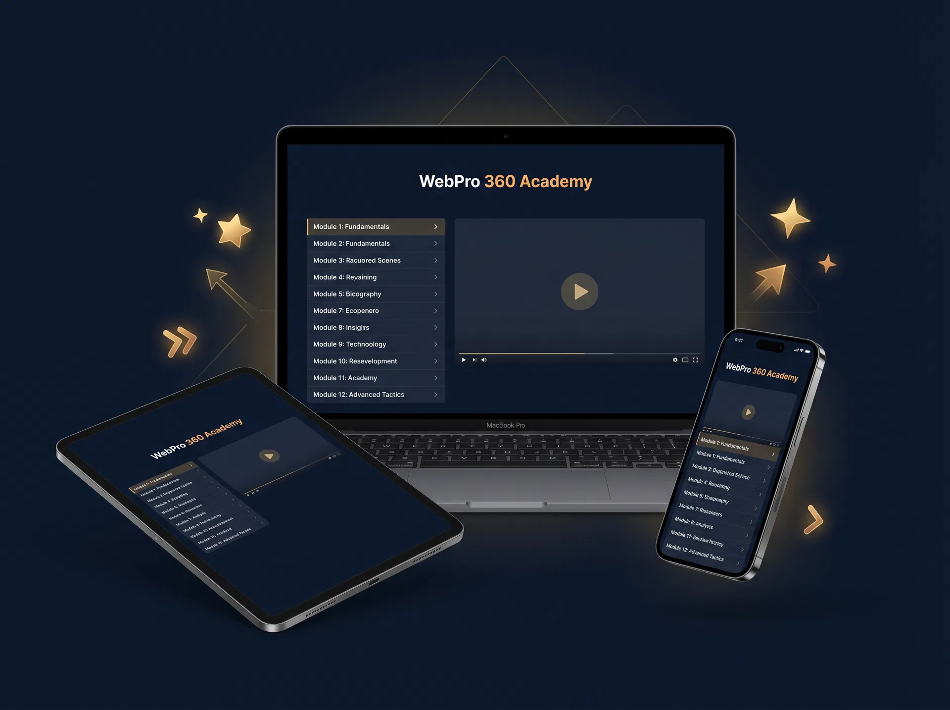 WebPro 360 Academy — Plataforma del programa