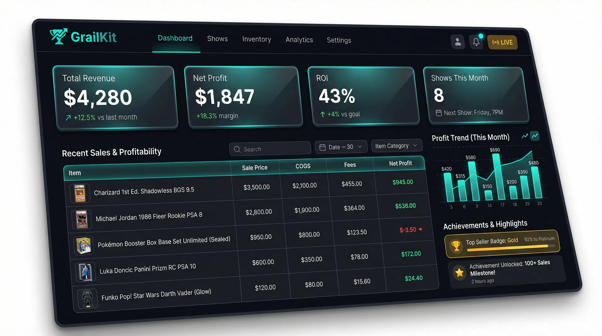 GrailKit Tracker Preview