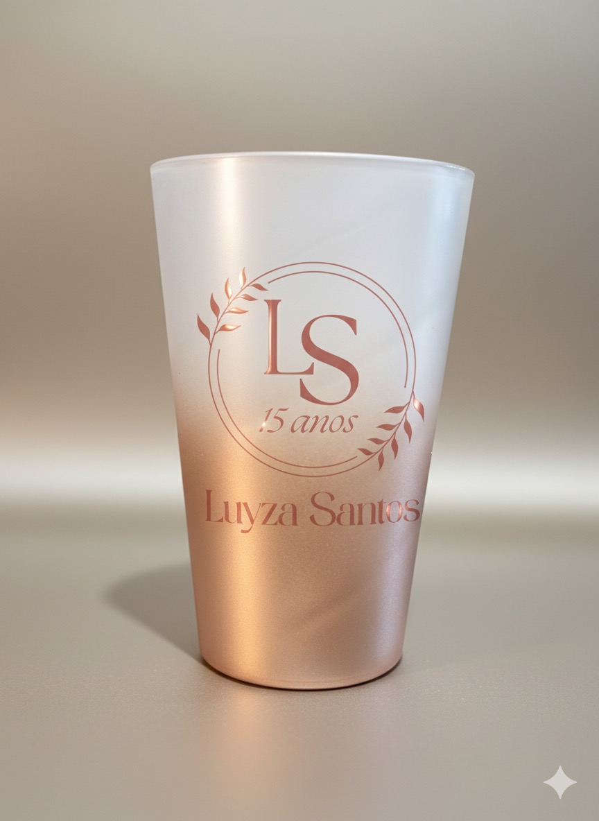 Copo Twister Degradê Personalizado 500ml