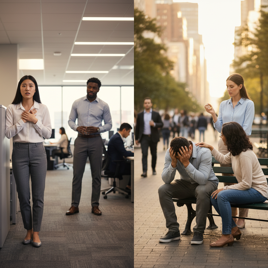 When the World Stops: Navigating Sudden Panic Attacks in Public and at Work