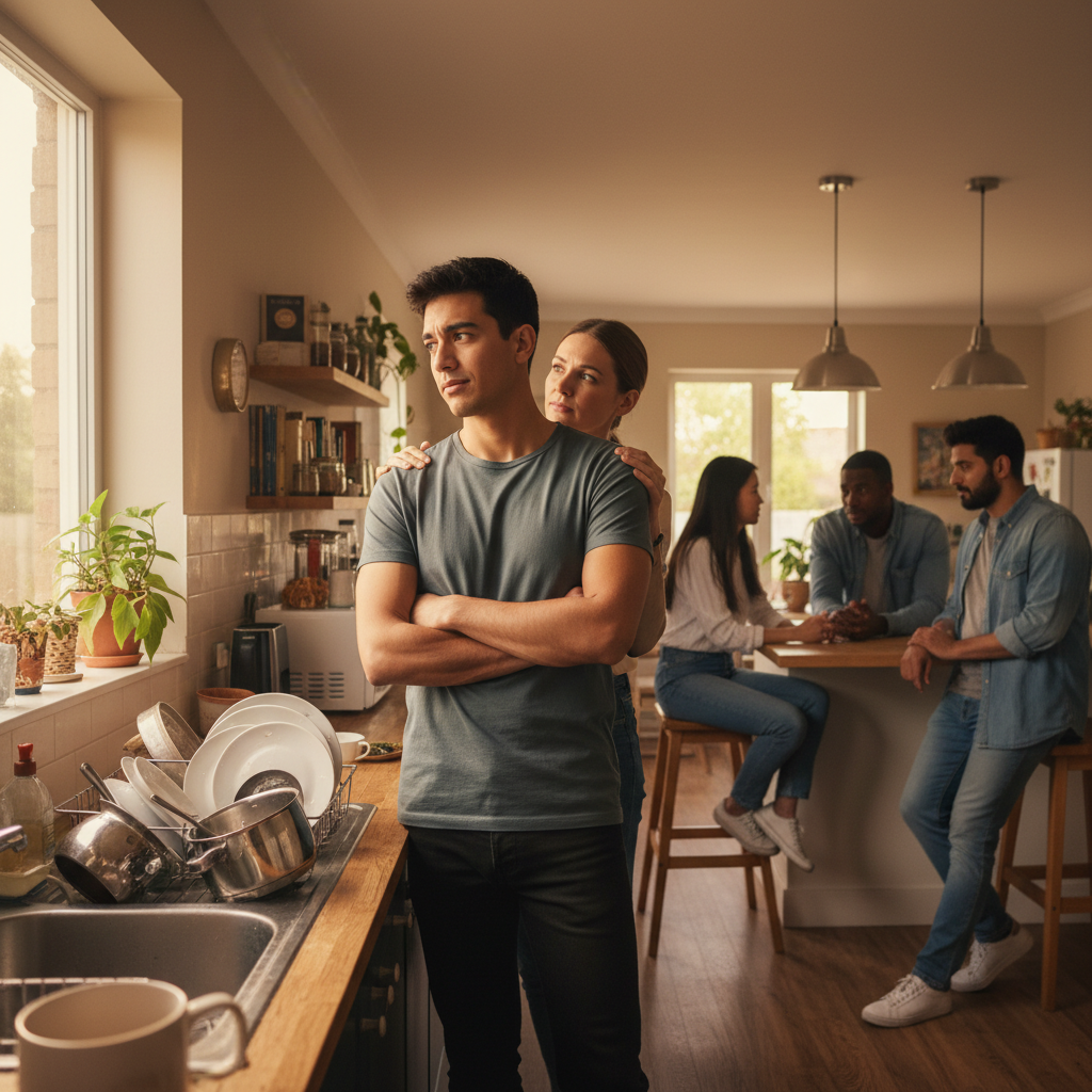 It's not about the dishes. It's never about the dishes.